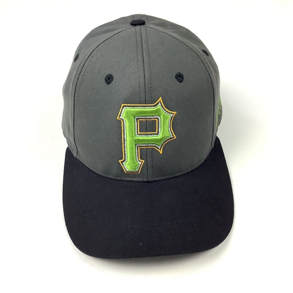 Point Park University Cap Hat One Size P Green Logo Gray Black Adjustable